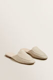 Linen Open Back Mule    hi-res