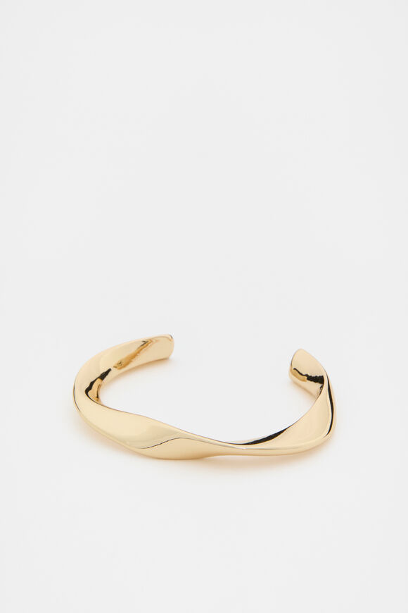 Twist Cuff  Gold  hi-res