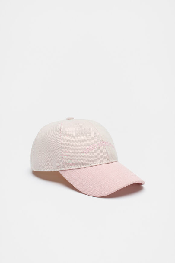 Colour Block Cap  Rose Petal  hi-res