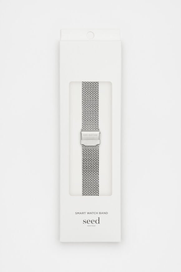 Smart Watch Band Mesh  Silver  hi-res