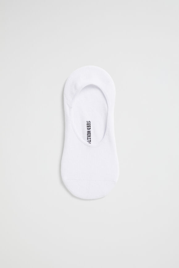 No Show Sock  White  hi-res