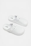 Buckle Moulded Clog  White  hi-res