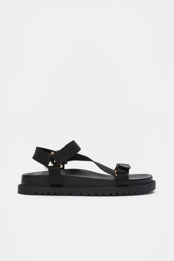Jamila Webbing Sandal  Black  hi-res