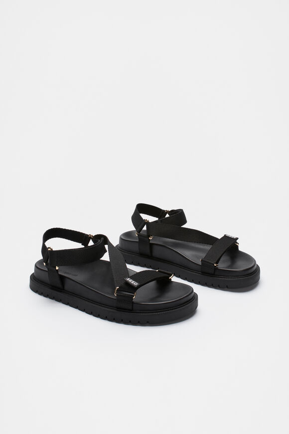 Jamila Webbing Sandal  Black  hi-res