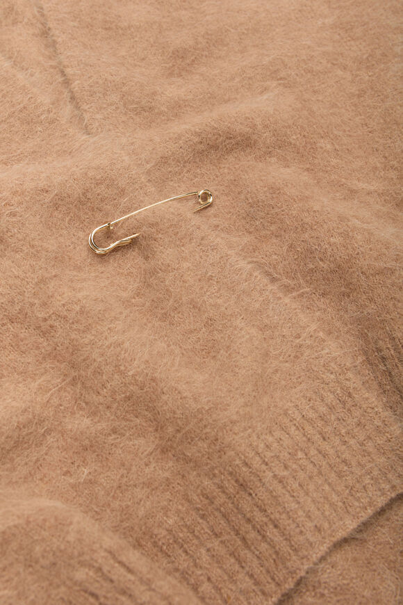 Fluffy Textured Wrap  Amaretto  hi-res