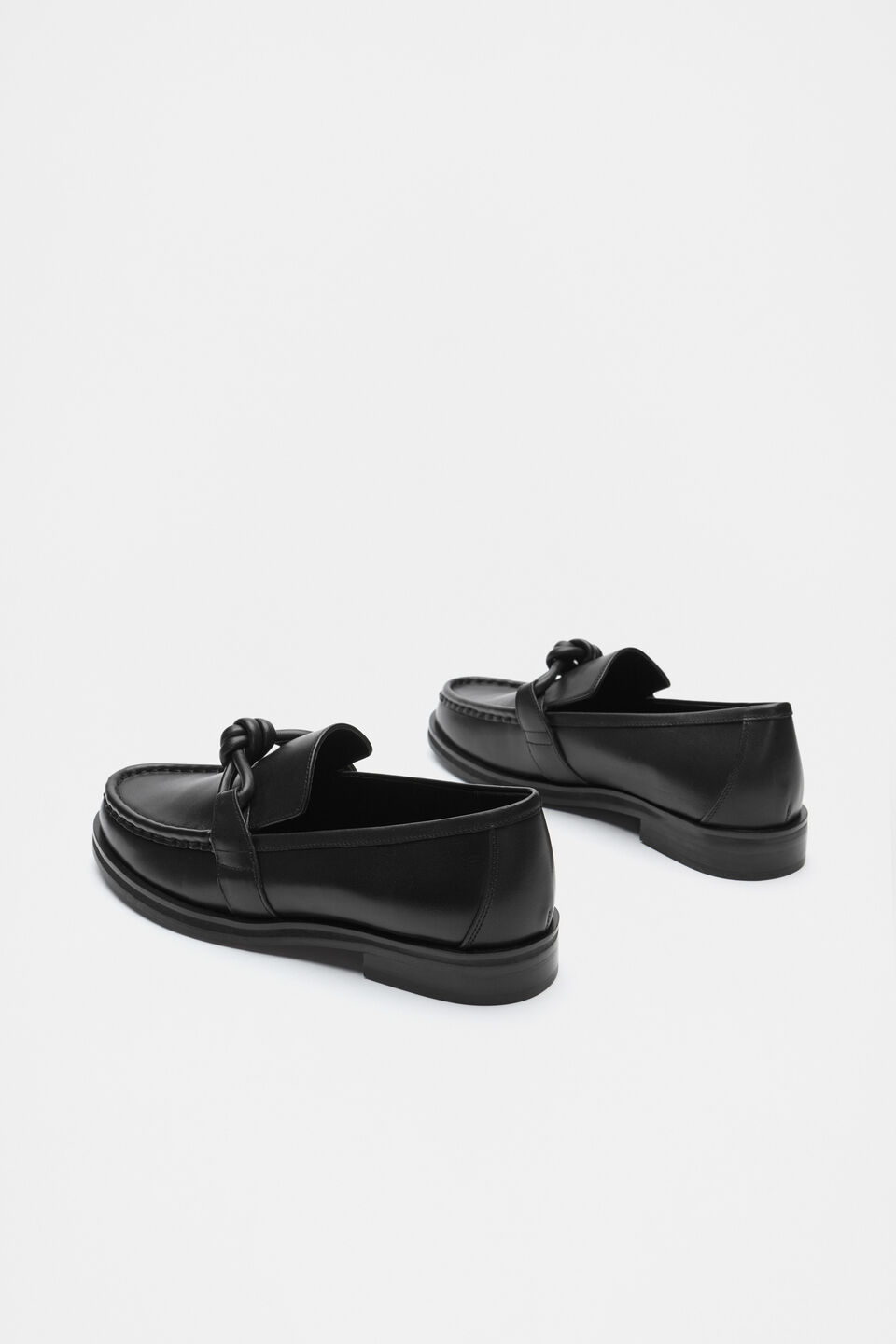 Dakota Knot Detail Loafer  Black