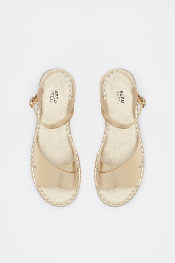 Crossover Espadrille  Gold  hi-res