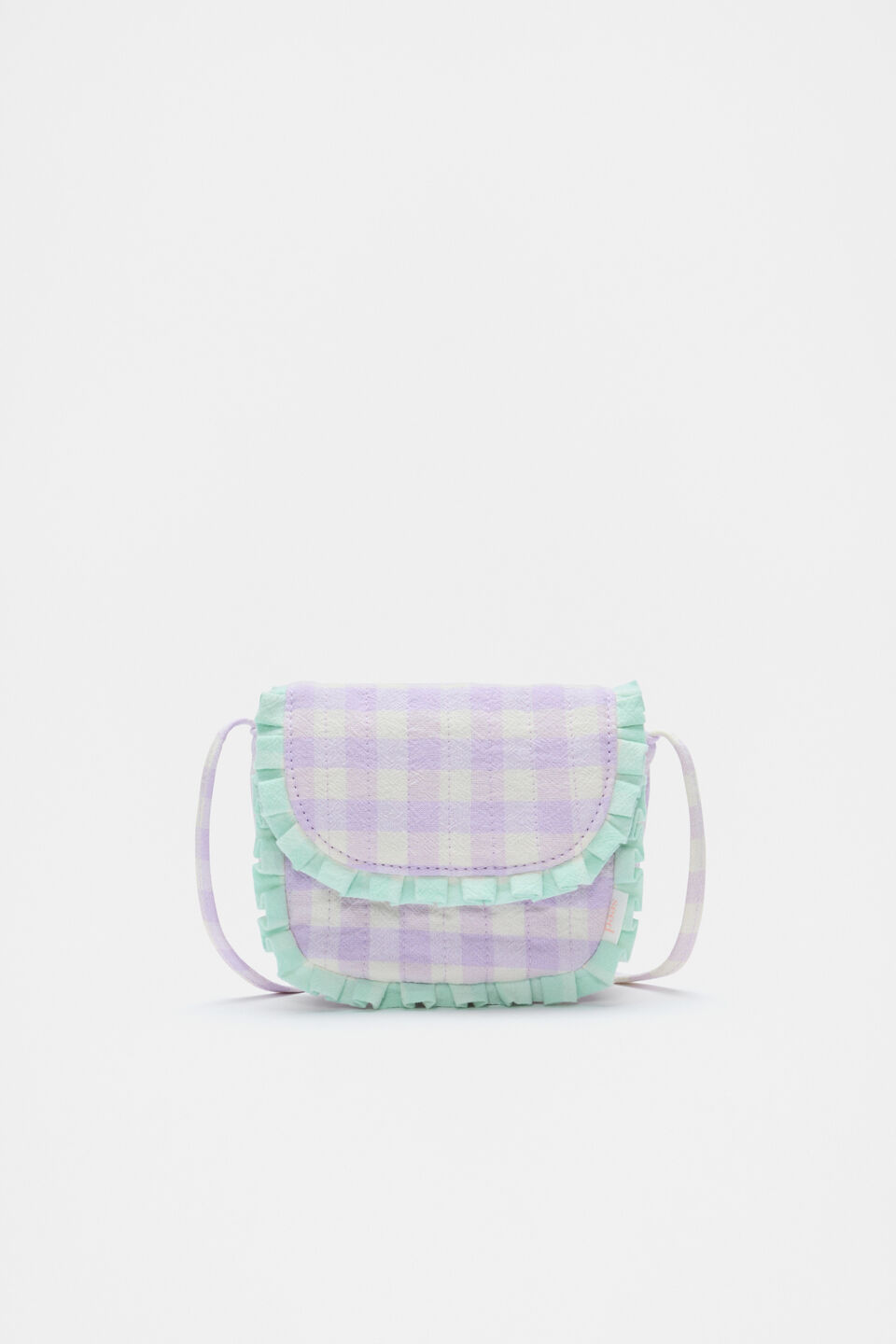 Quilted Ruffle Bag  Multi