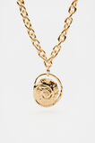 Shell Pendant Necklace  Gold  hi-res