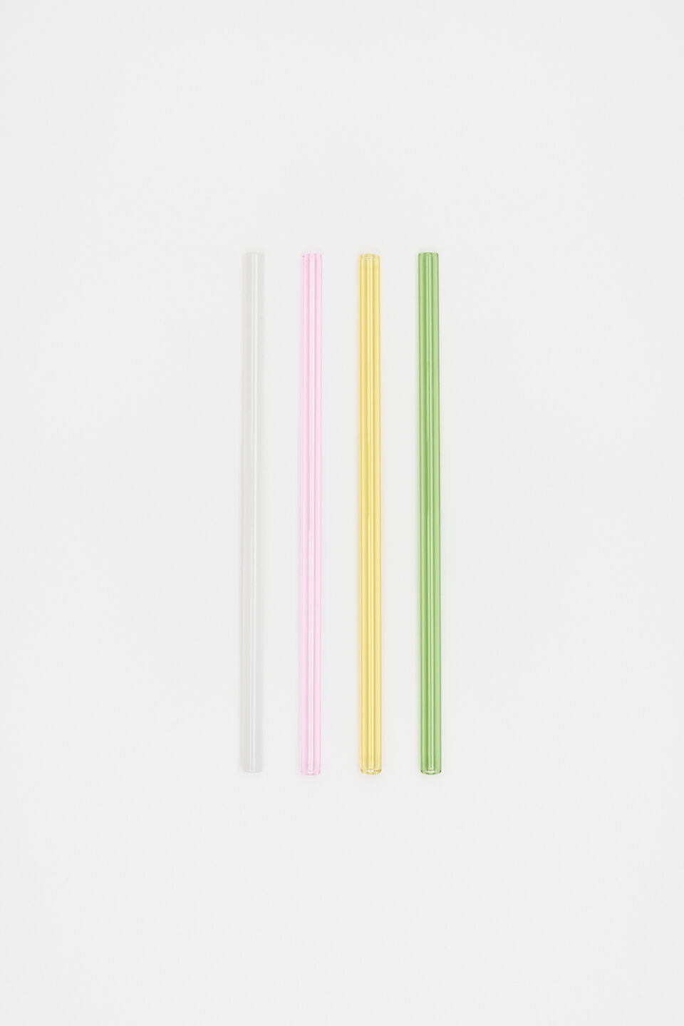 Selene Glass Straw Set of 4  Multi