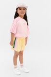 Stripe Logo Track Tee  Pink Lemonade  hi-res