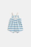 Stripe Romper  Captain Blue Stripe  hi-res