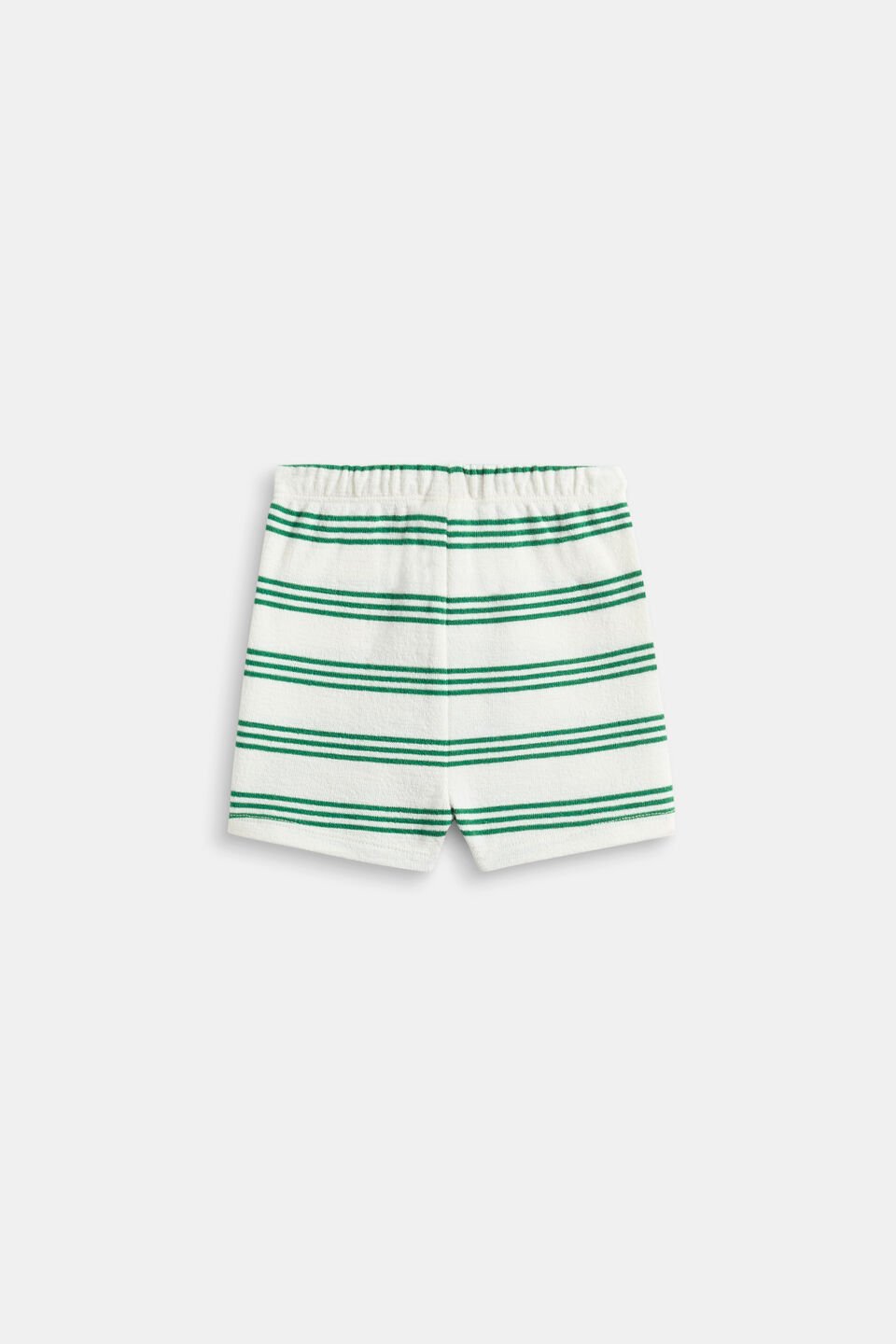 Stripe Fitted Short  Evergreen Stripe