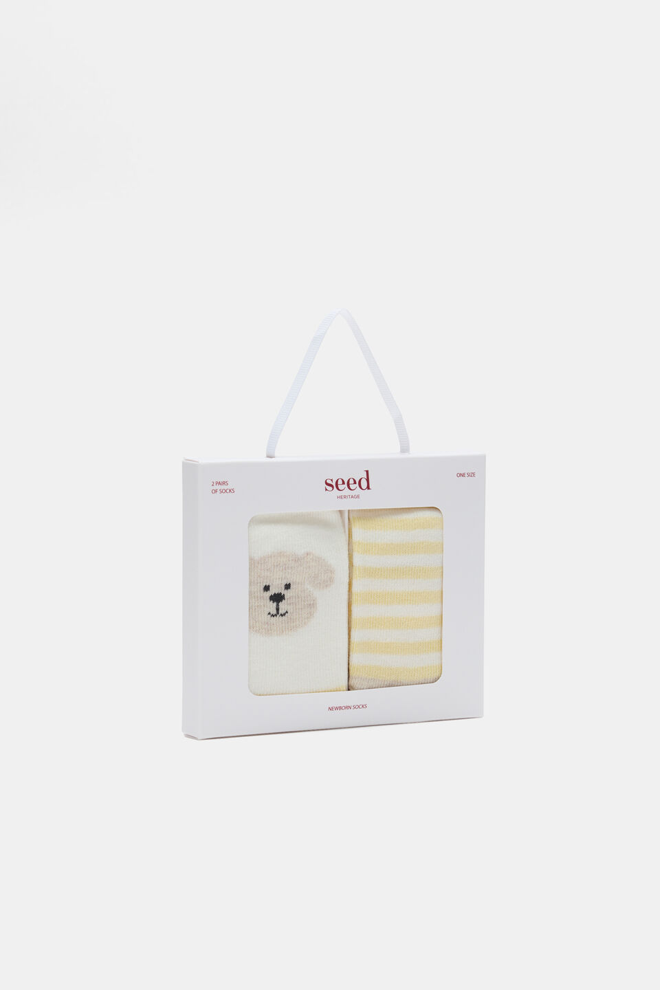 Puppy Sock 2 Pack  Pale Banana