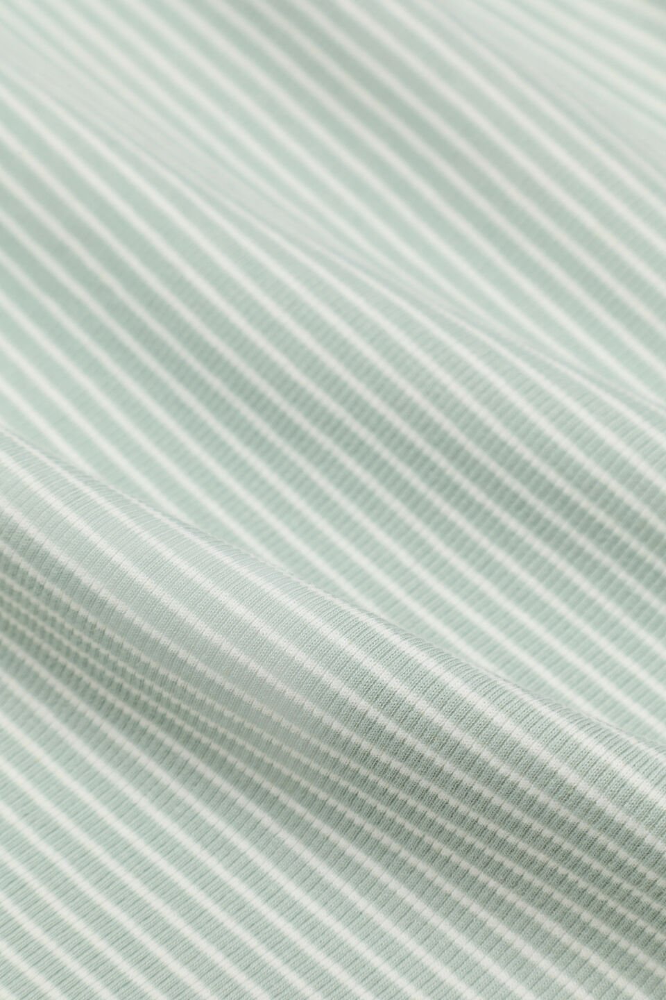 Core Rib Logo Wrap  Sage Stripe