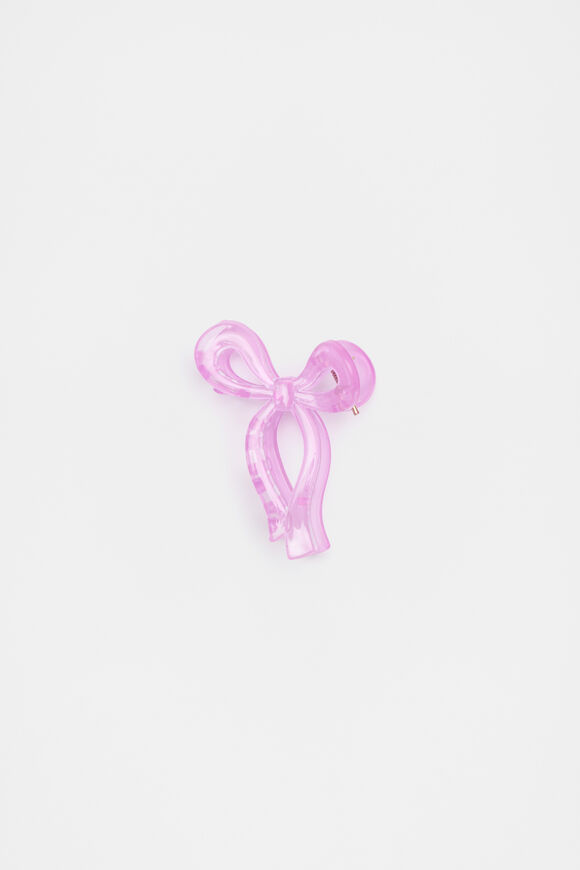 Bow Claw Clip  Wild Berry  hi-res