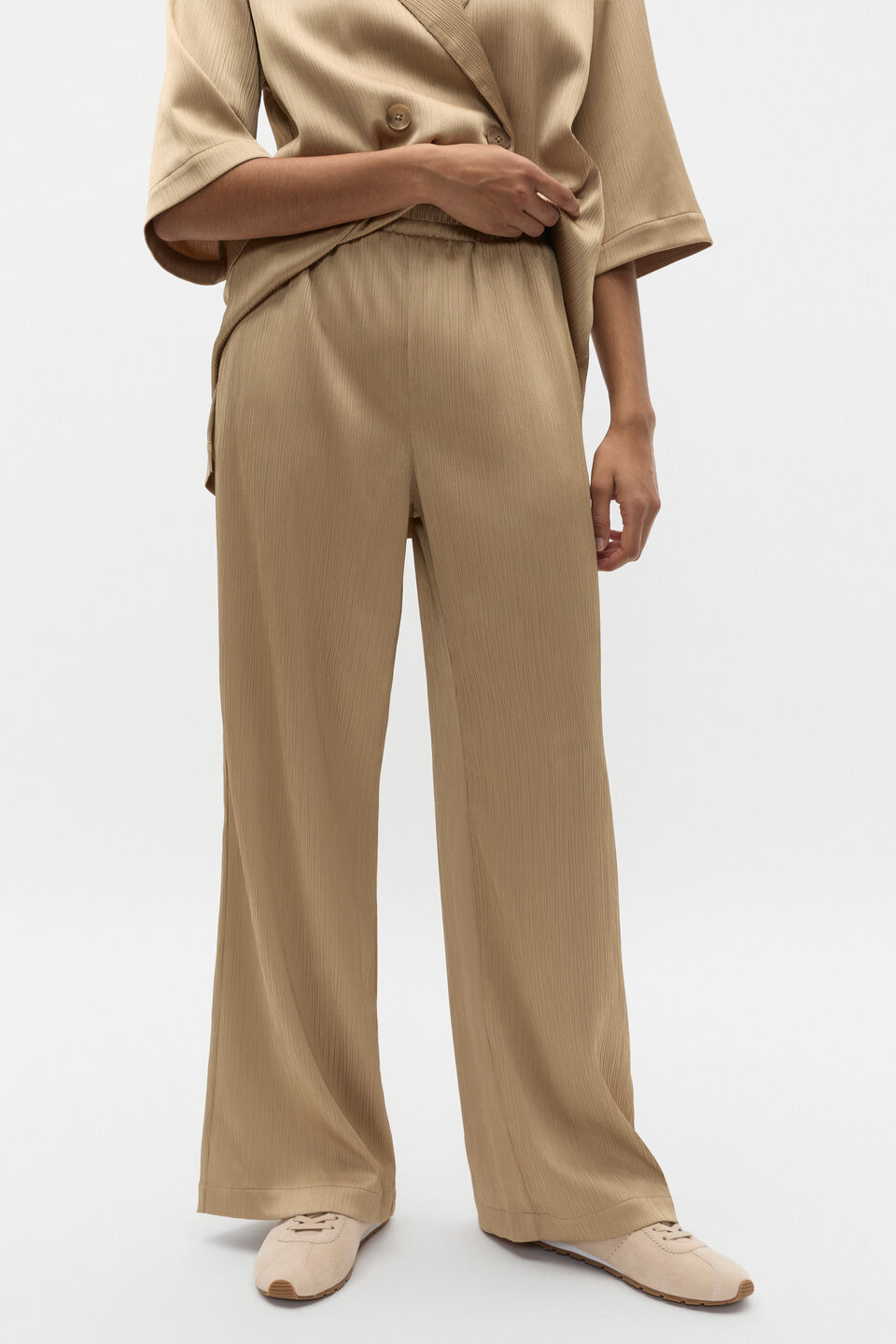 Plisse Pant  Rye