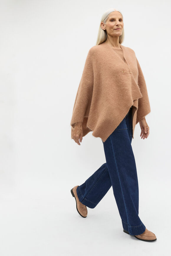 Fluffy Textured Wrap  Amaretto  hi-res