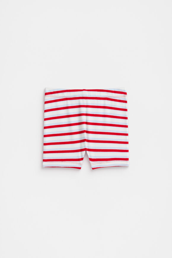 Stripe Bike Short  Chilli Stripe  hi-res