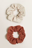 Linen Look Scrunchie    hi-res