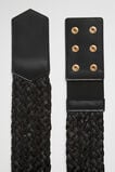 Textured Knot Belt  Black  hi-res