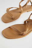 Nicole Leather Tie Up Sandal  Caramel  hi-res