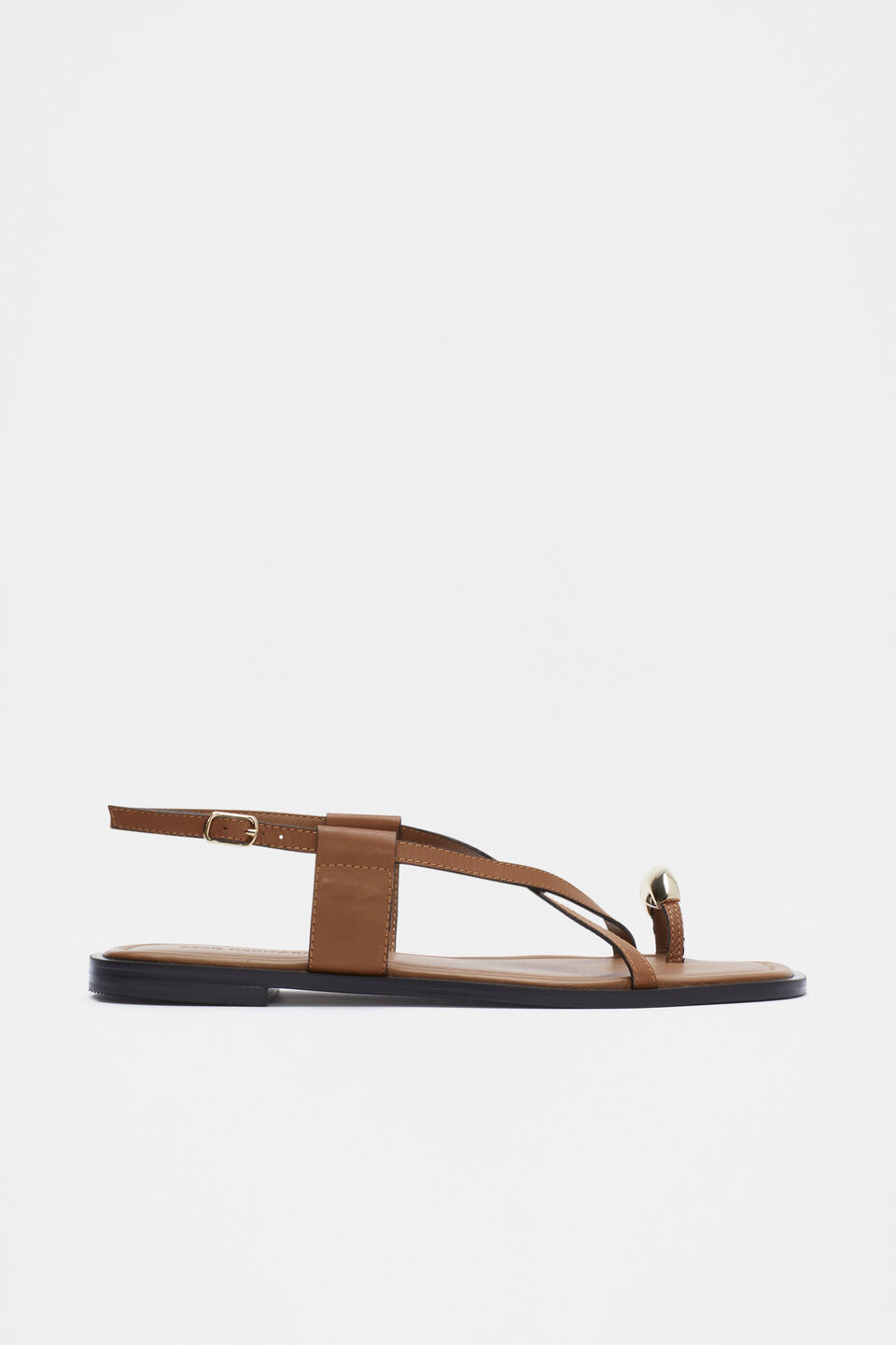 Lucia Toe Ring Sandal  True Tan