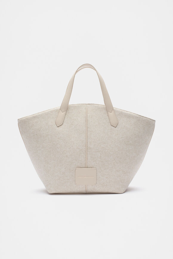 Felt Large Carry All Tote  Oat  hi-res