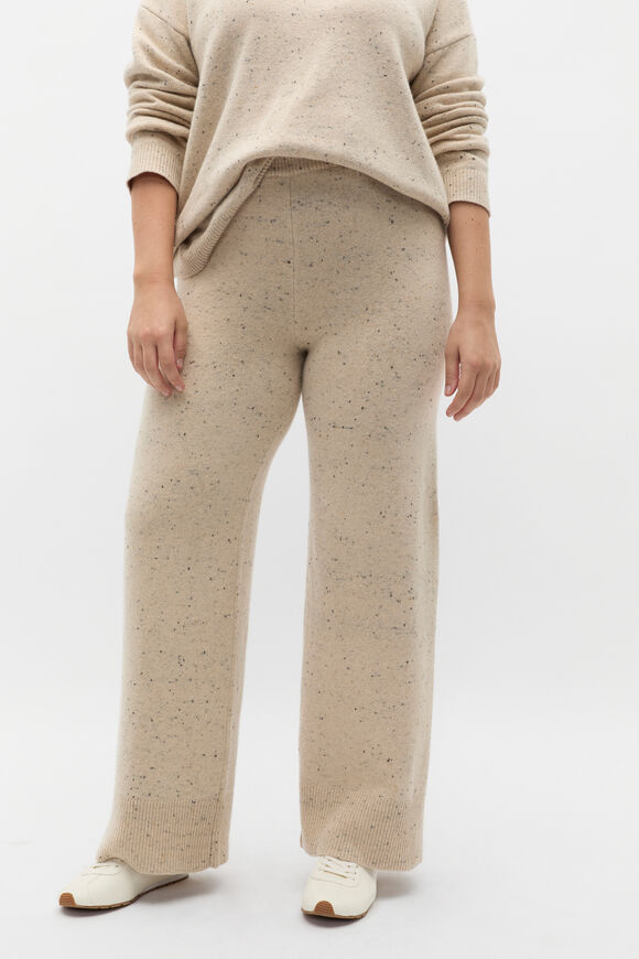Fleck Knit Pant  Latte Fleck  hi-res