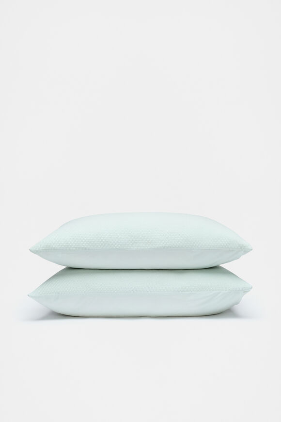 Mila Standard Pillowcase Set of 2  Mist  hi-res