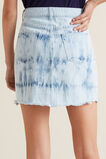 Tie Dye Denim Skirt    hi-res