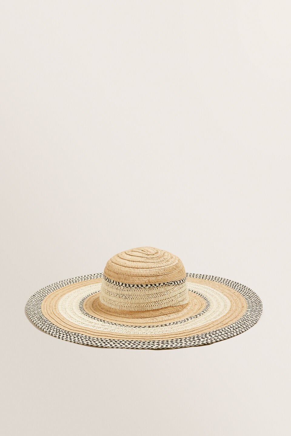 Tonal Stripe Sun Hat  