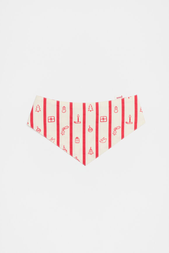 Christmas Dog Bandana  Vintage Cream  hi-res