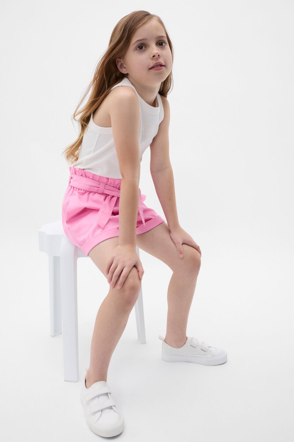 Paperbag Short  Candy Pink