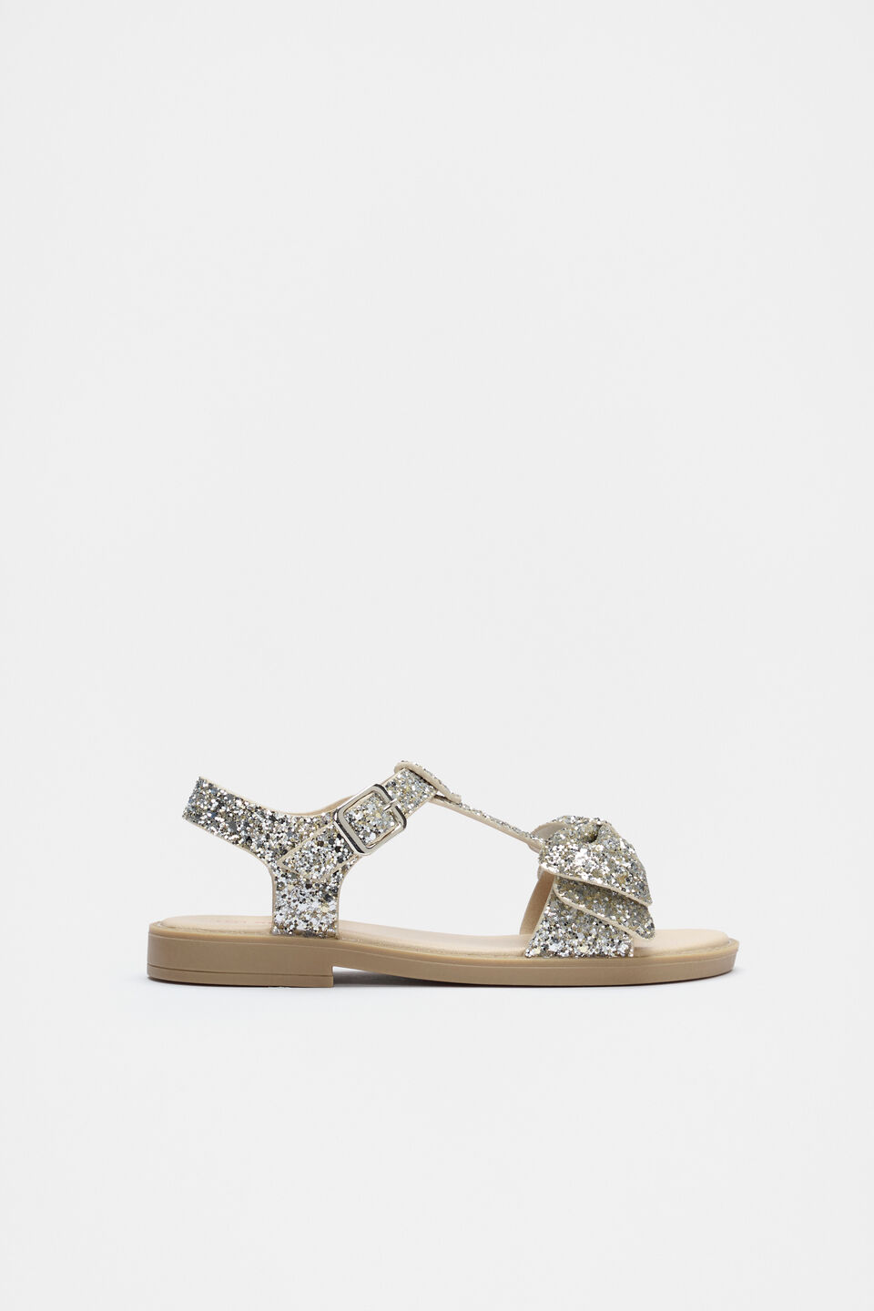 T Bar Bow Sandal  Glitter