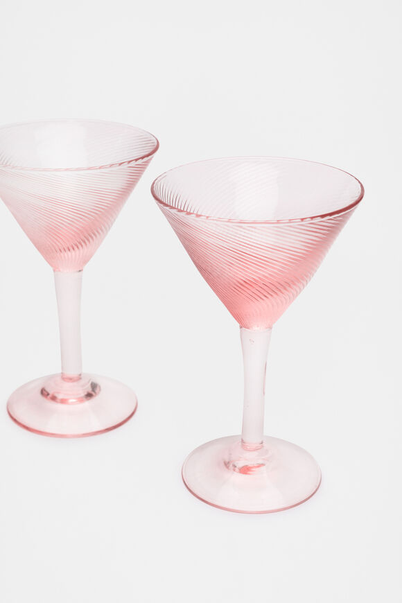 Selene Martini Glass Set of 2  Fairy Floss  hi-res