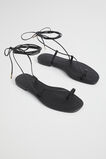 Steffi Tie Up Sandal  Black  hi-res