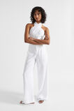 Linen Halter Top  Whisper White  hi-res