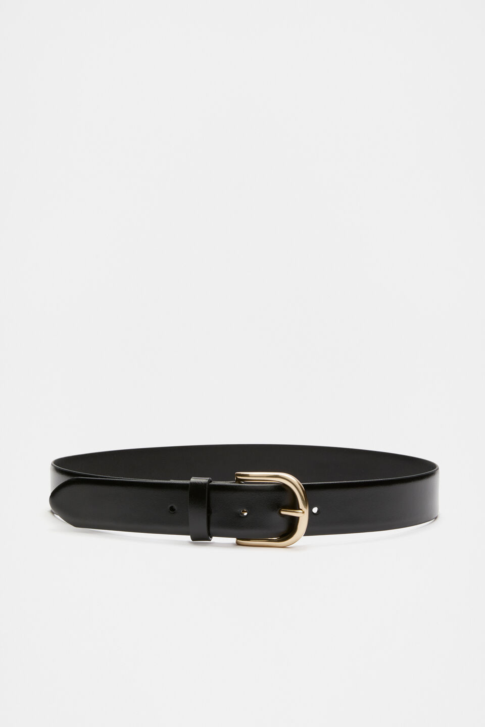 Faye Buckle Belt  Black