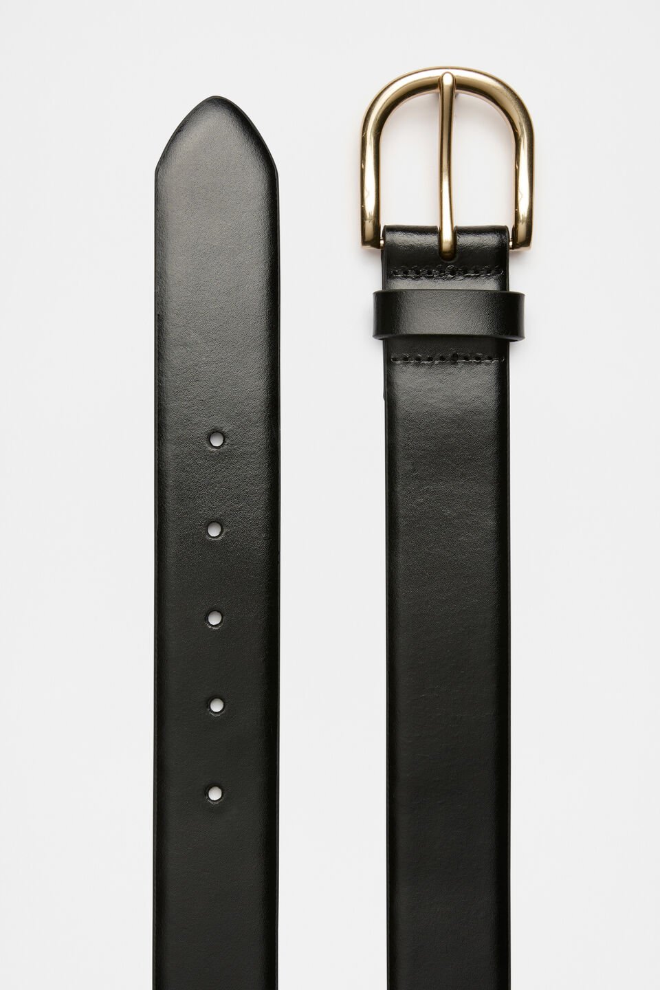 Faye Buckle Belt  Black
