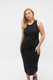 Knit Tank Midi Dress  Black  hi-res