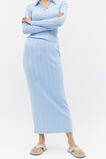 Rib Knit Skirt  Frost Blue  hi-res
