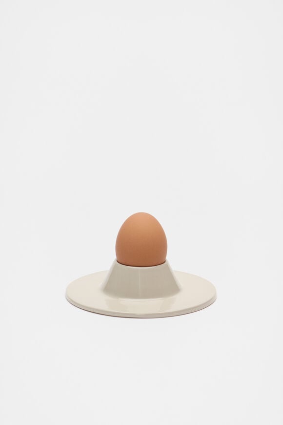 Aamira Egg Cup  Alabaster  hi-res