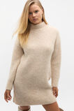 Lofty Mini Knit Dress  Latte Marle  hi-res