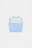 Logo Knit Vest  Clear Blue  hi-res