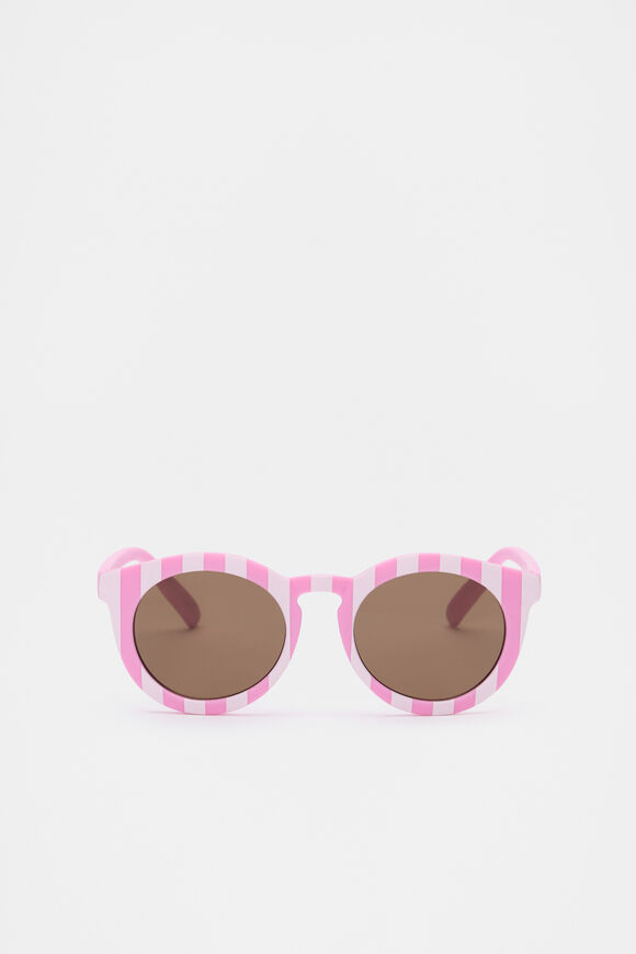 Child Stripe Sunglasses  Candy Pink  hi-res