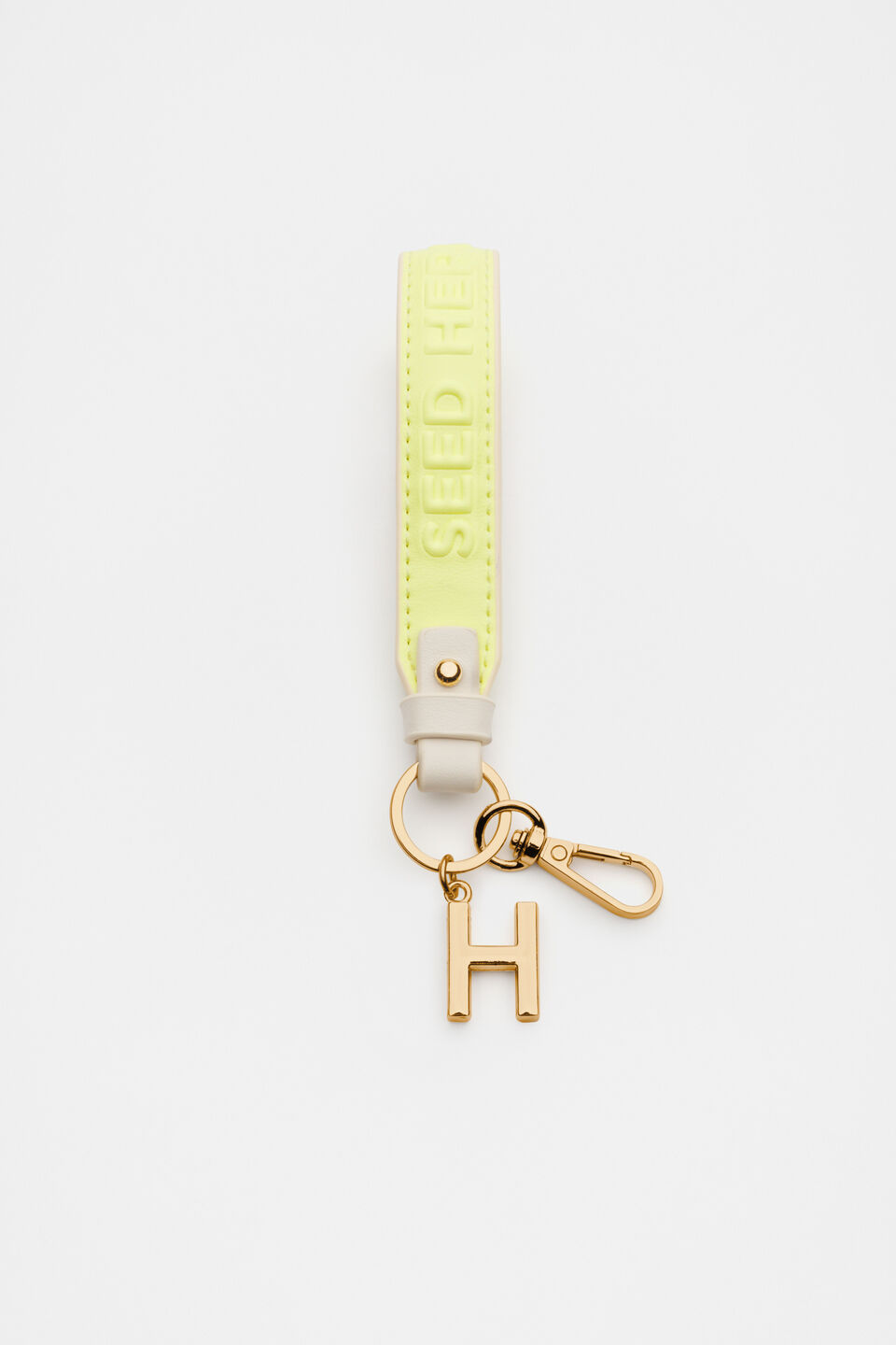 Initial Strap Keyring  H