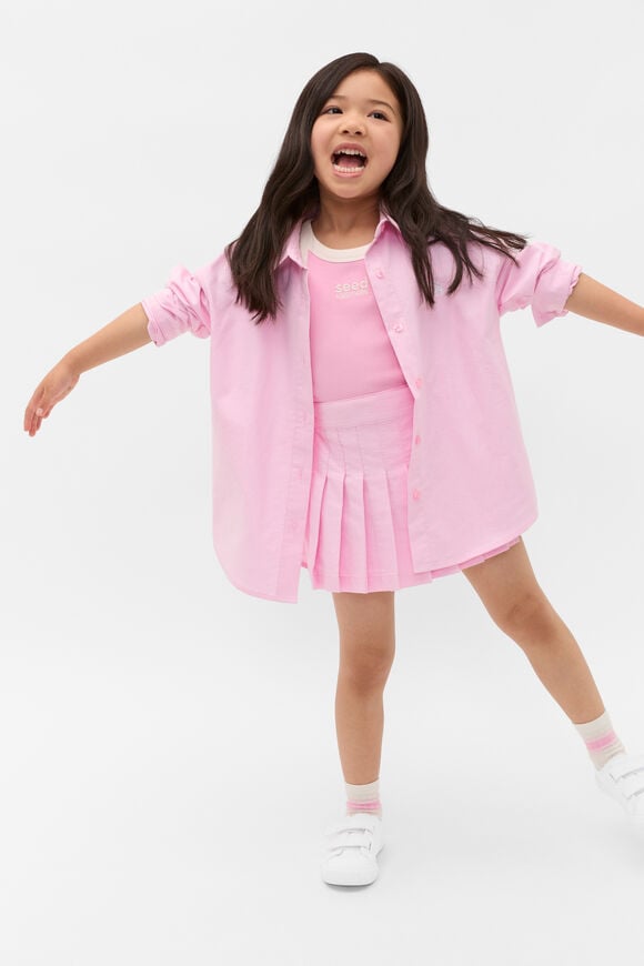 Pleat Oxford Skort  Candy Pink  hi-res