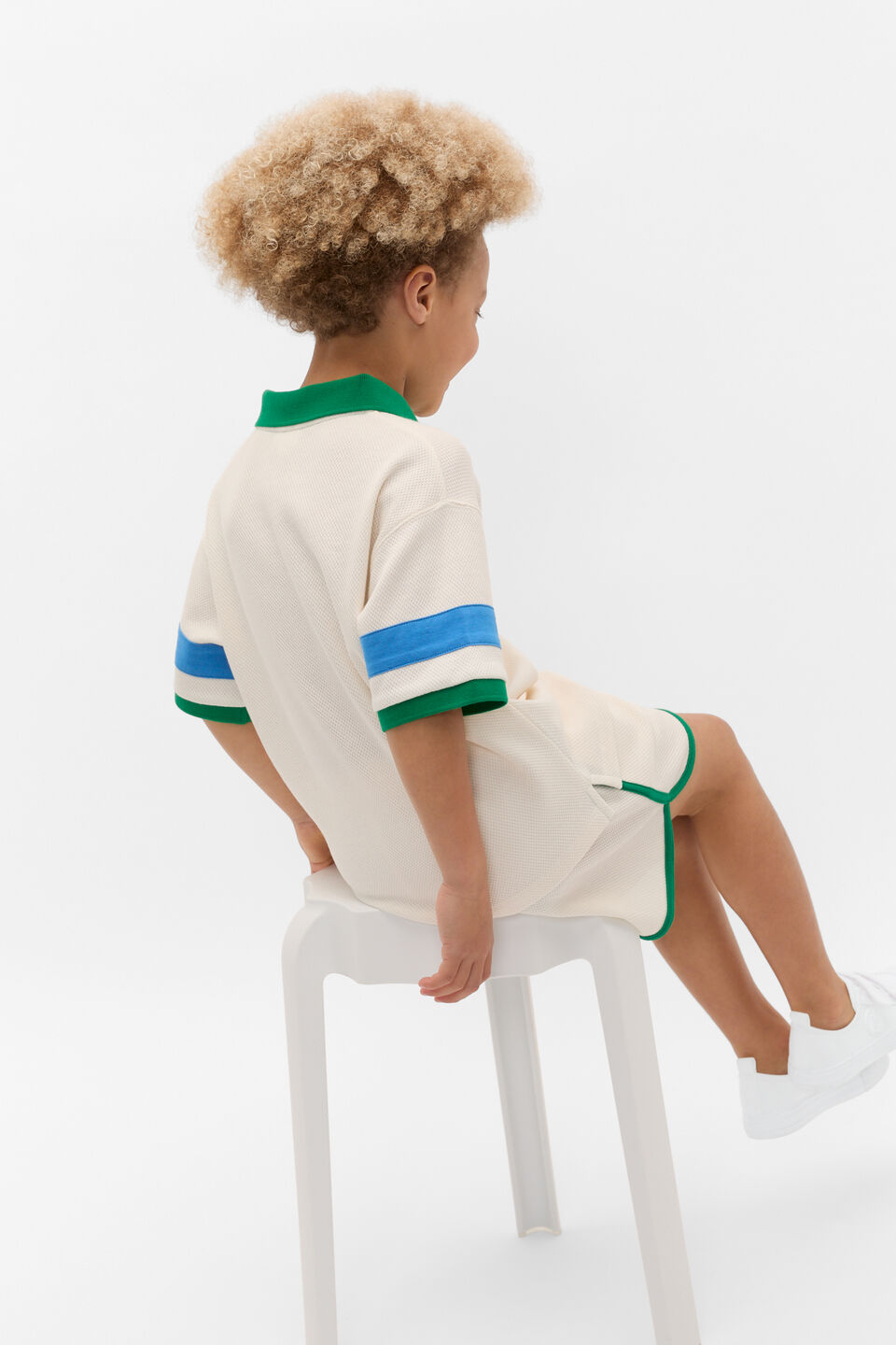 Sporty Tee Polo  Classic Cream