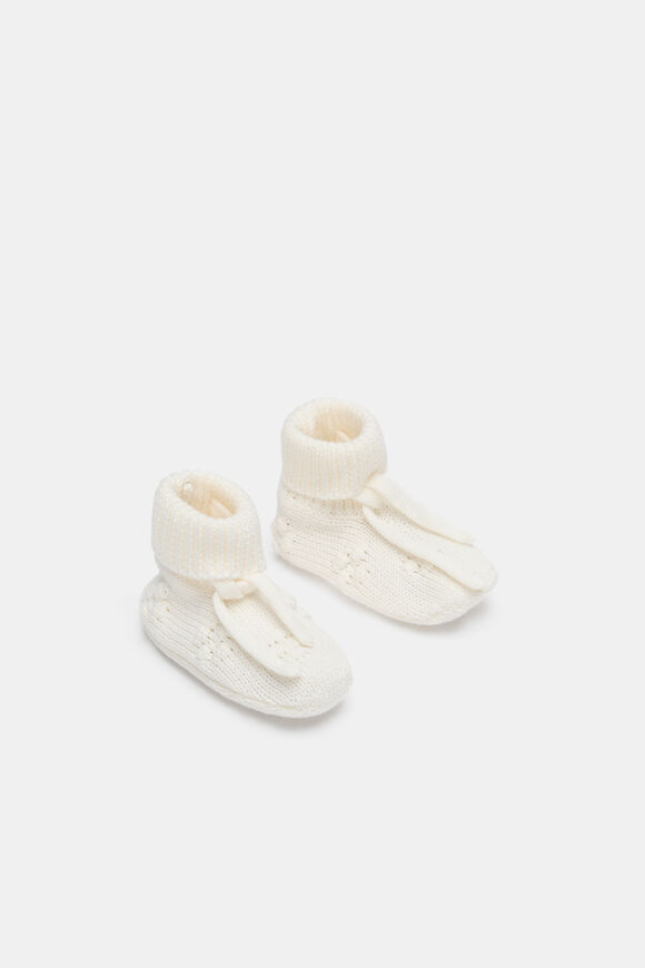 Bobble Knit Bootie  Classic Cream  hi-res
